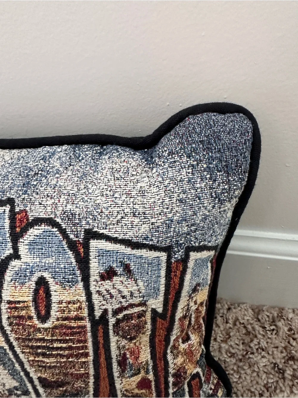 Greetings From Minnesota Tapestry Throw Pillow Gift Home Accent Country Retro